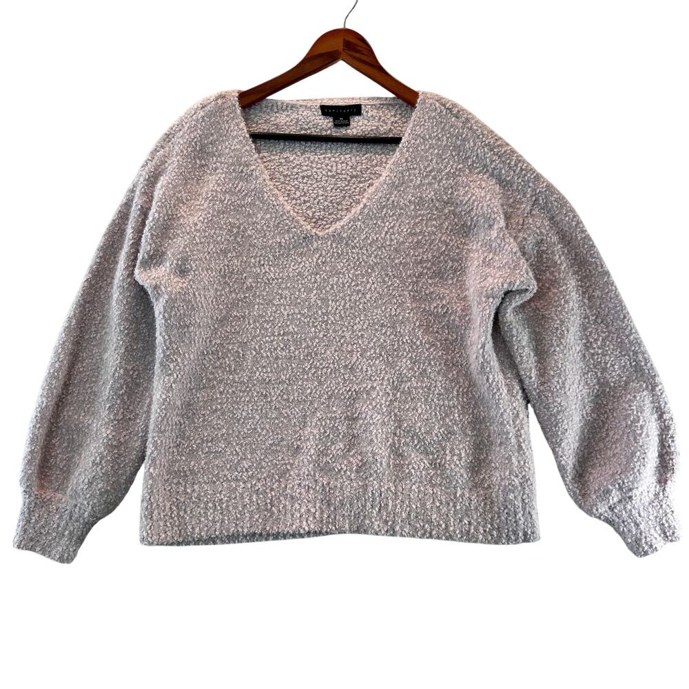 Sanctuary Light Pink Pullover Women’s Sweater - Sz Medium, Textured Knit